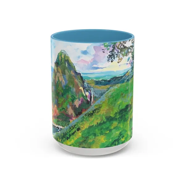 View from Tèt Paul — Accent Mug (Blue)